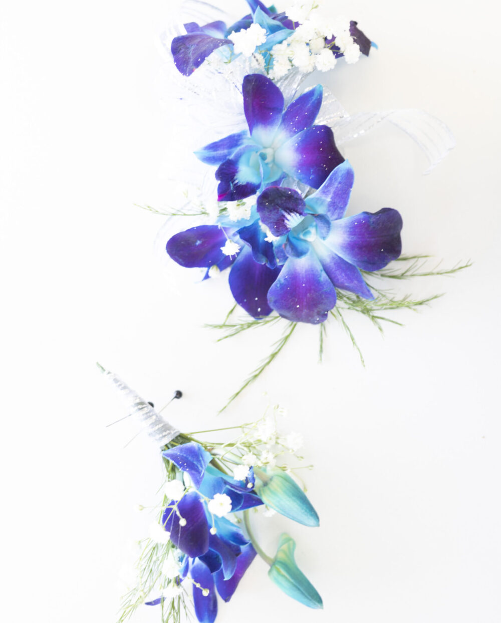Corsage and Boutonniere with Orchids