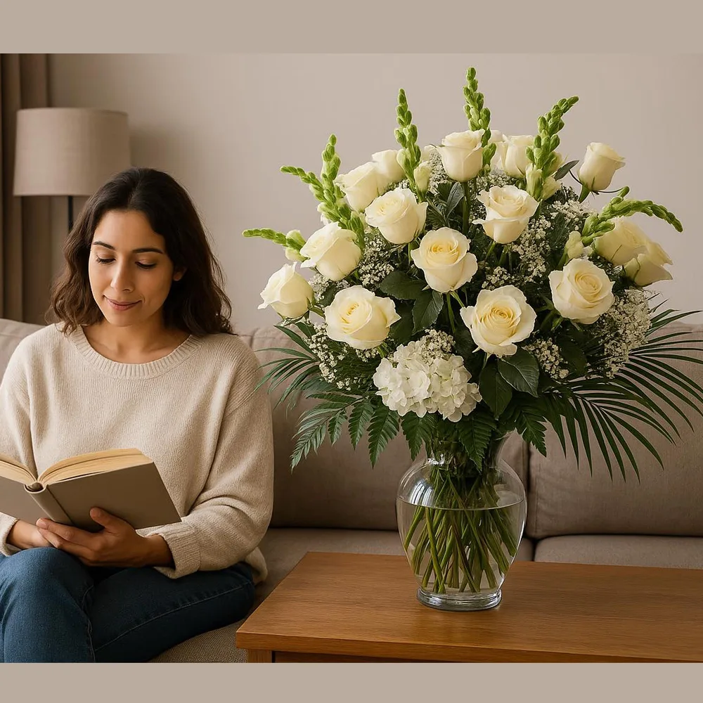 Floral arrangement "Sincere Condolences" (40) - Image 2