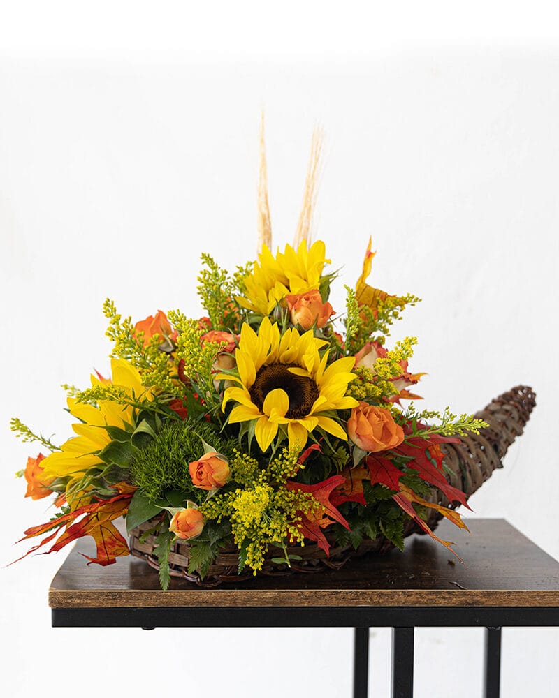 Classic cornucopia flowers
