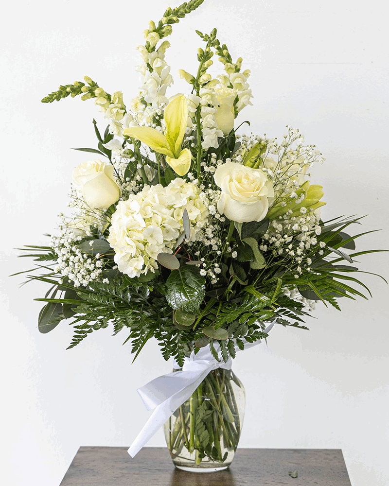 Fabulous flower arrangement White