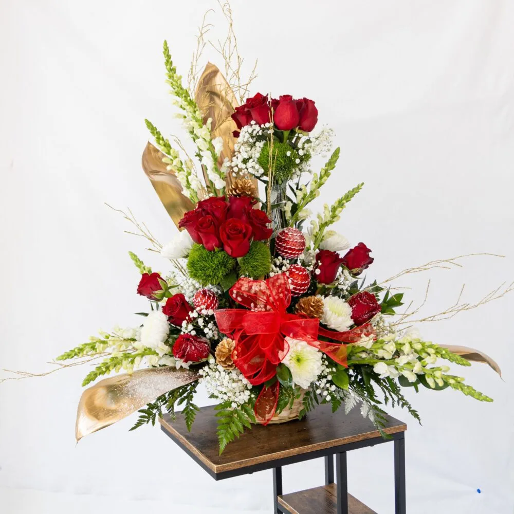 Elegant Christmas floral arrangement