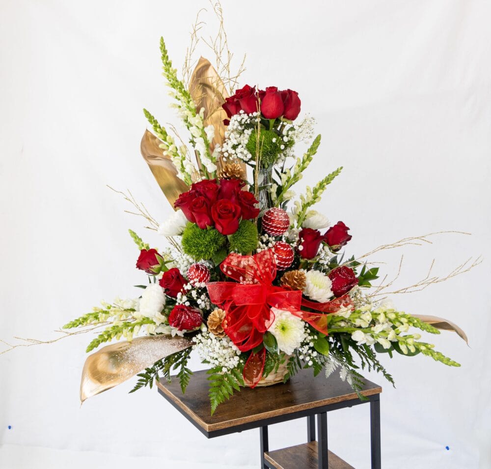 Elegant Christmas floral arrangement