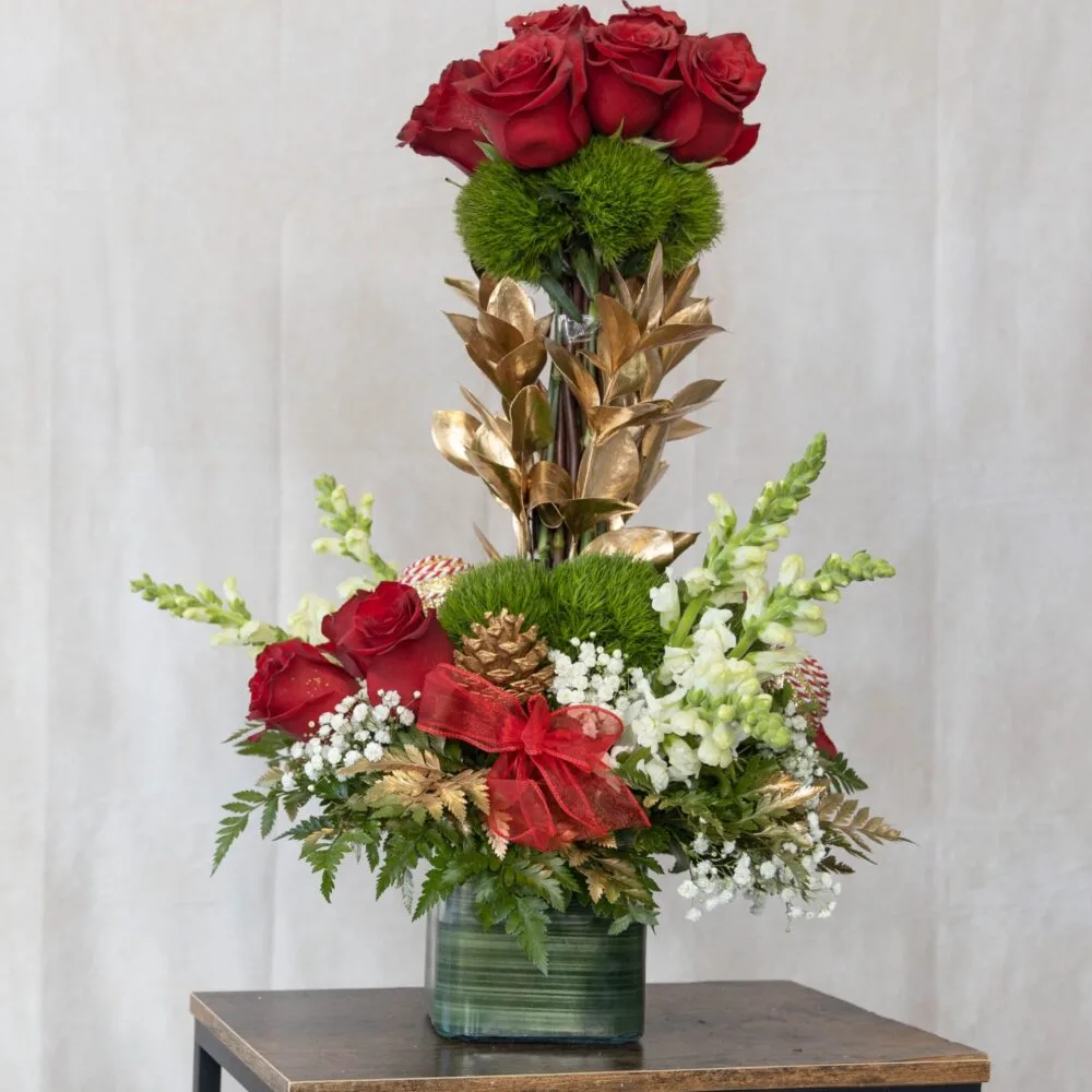 The tower Floral christmas