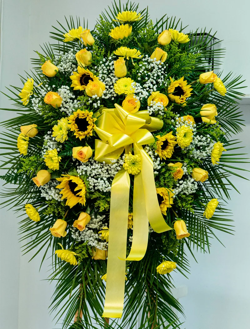 Yellow Standing Spray