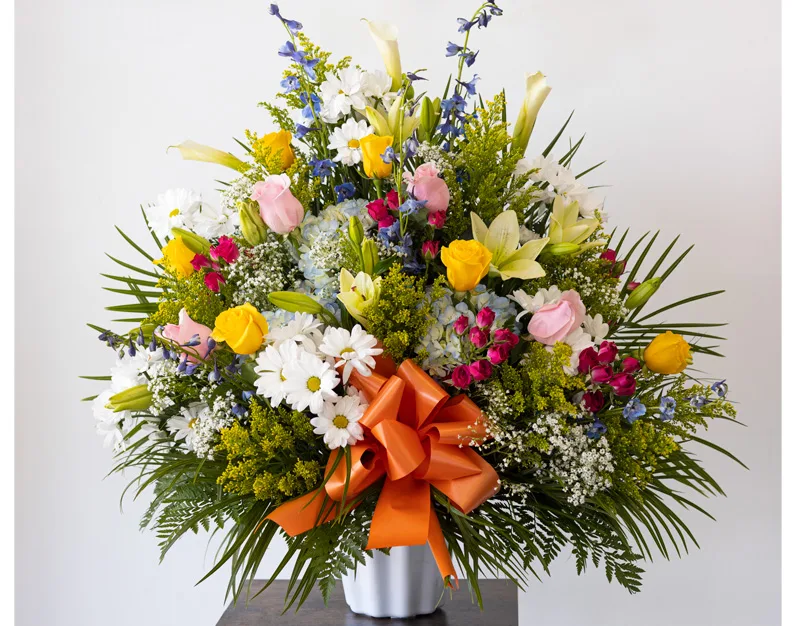 Flower mix basket