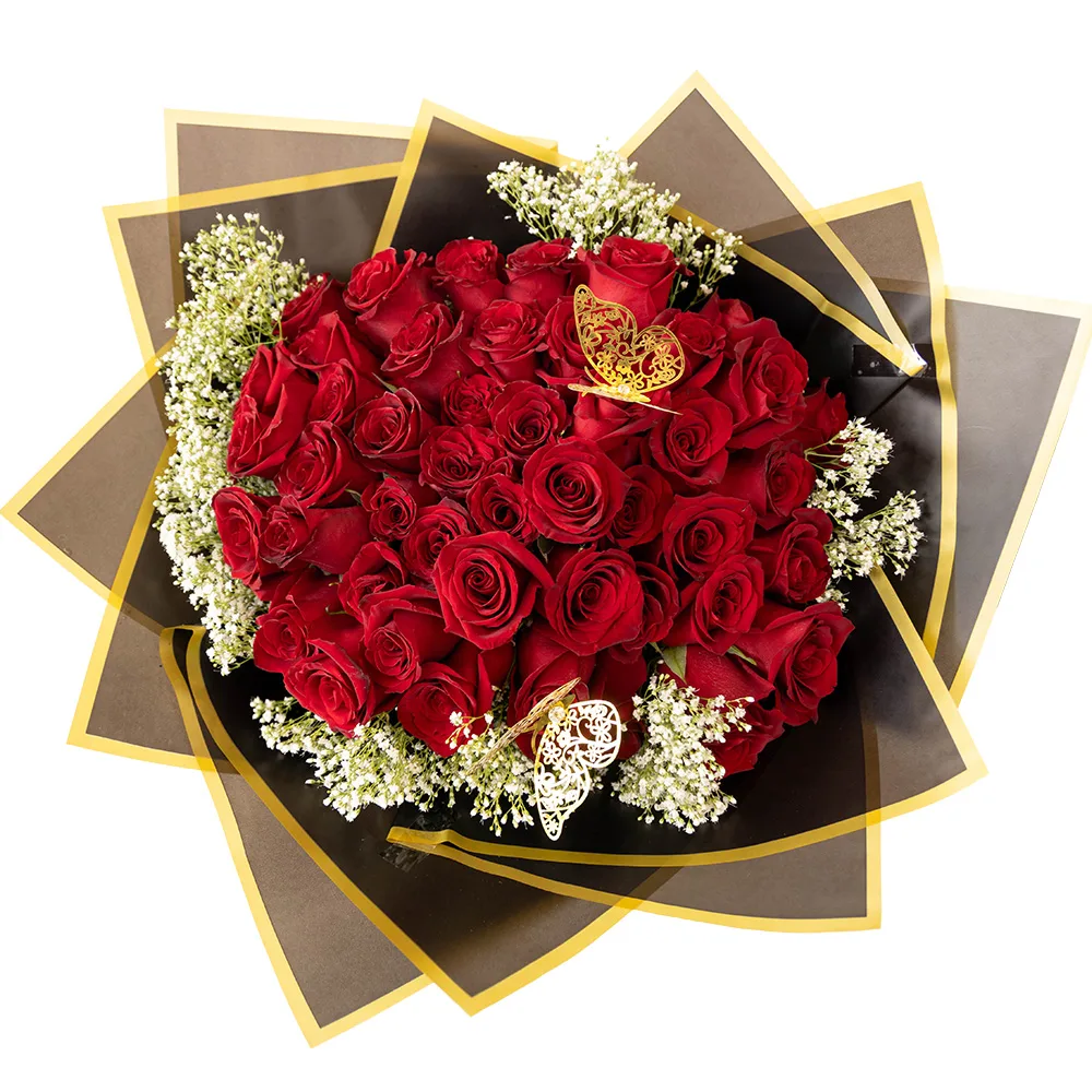 "Ramo Buchon" 25 Red Roses