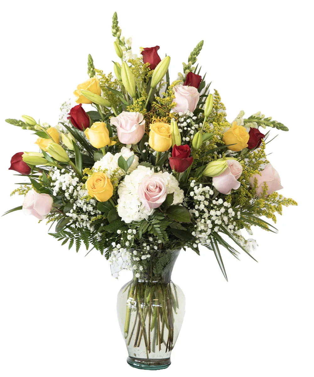 Floral Arrangement: Casablanca Rainbow