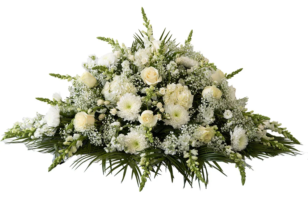 Casket Sprays & Flowers (White, Red, Blue, Pink, Yellow, Mixed Colors)