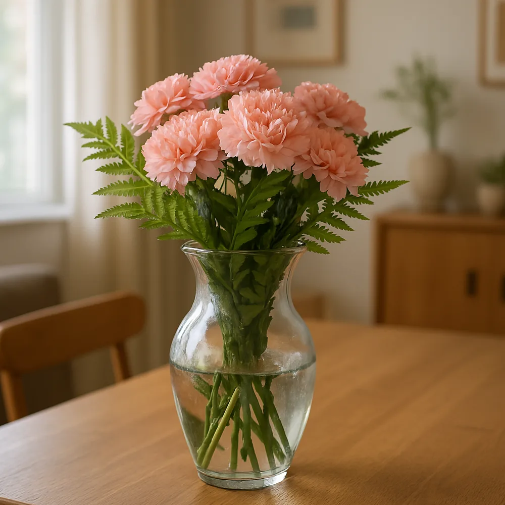 Pink Carnation Floral Arrangement #11 - Image 2