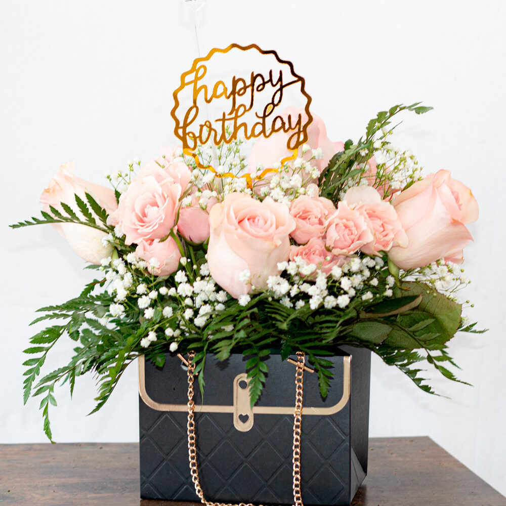 Floral detail with Pink Roses