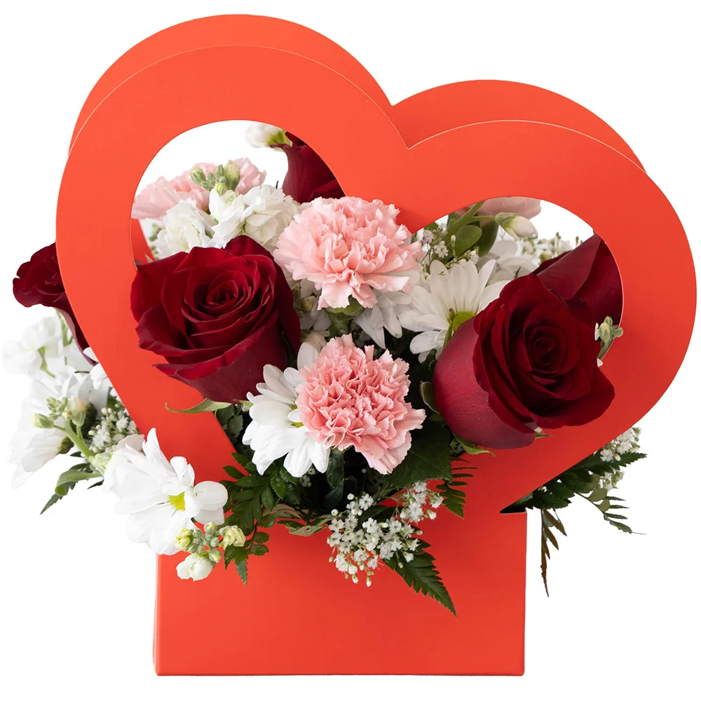 floral arrangement Box Red #60R