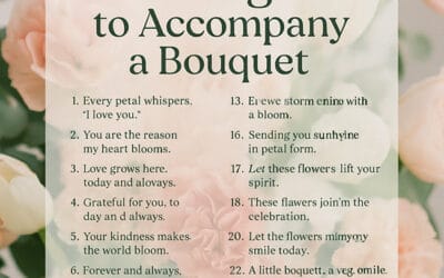 From Petals to Words: 30 Ways to Make Your Bouquet Unforgettable