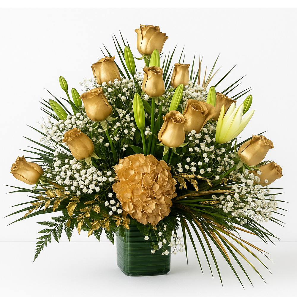 gold flower
