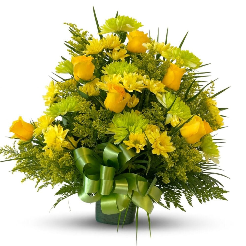 yellow and green flower