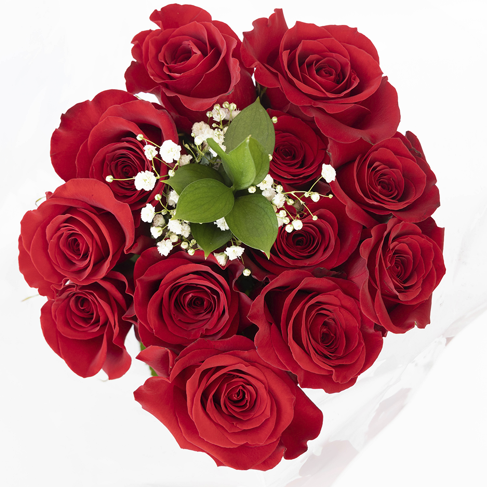 Bouquet 12 Red Roses and fillings