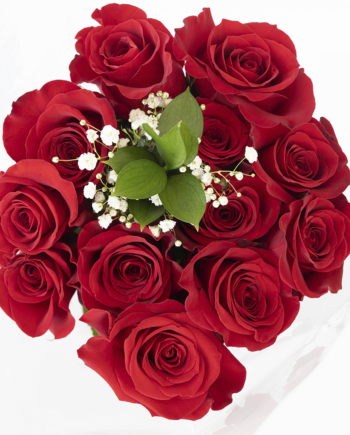 Bouquet 12 Red Roses and fillings