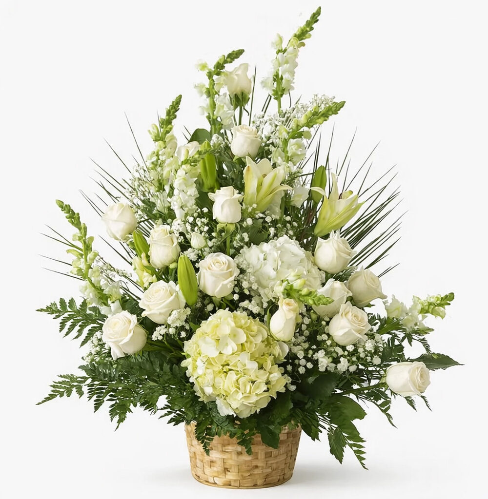 Pure Serenity floral arrangement