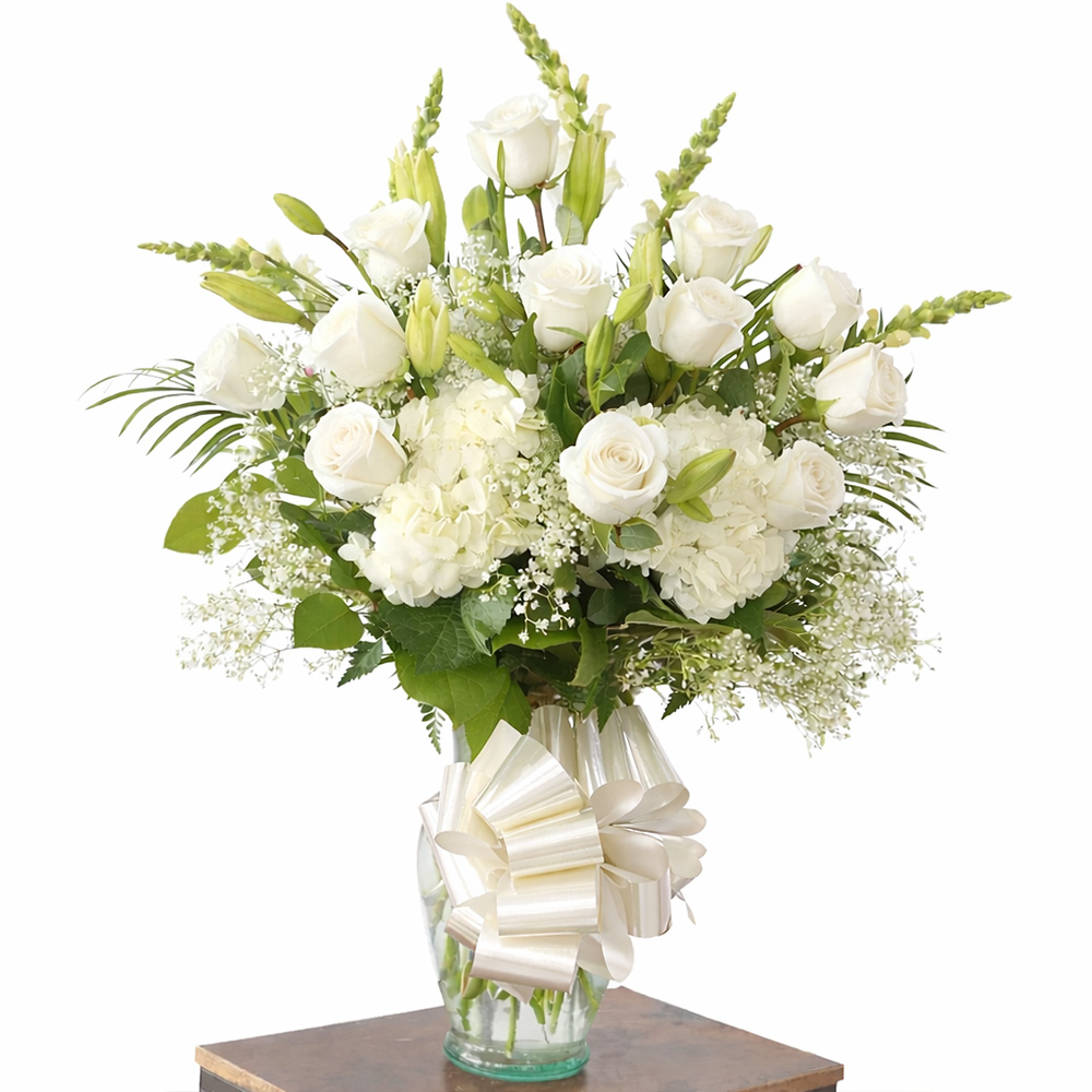 CasaBlanca White 12 Roses