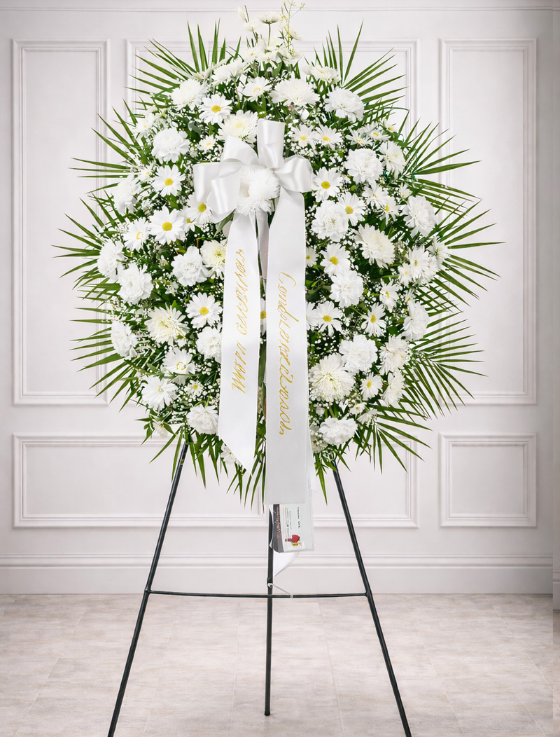 Funeral Spray White